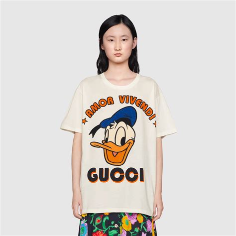 gucci x donald duck t shirt|donald duck gucci sweater.